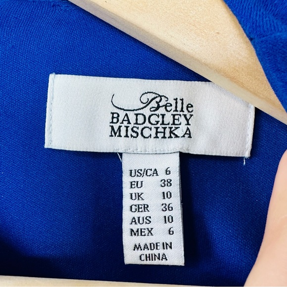 Badgley Misschka Belle Blue Long sleeve Dress - Picture 10 of 11